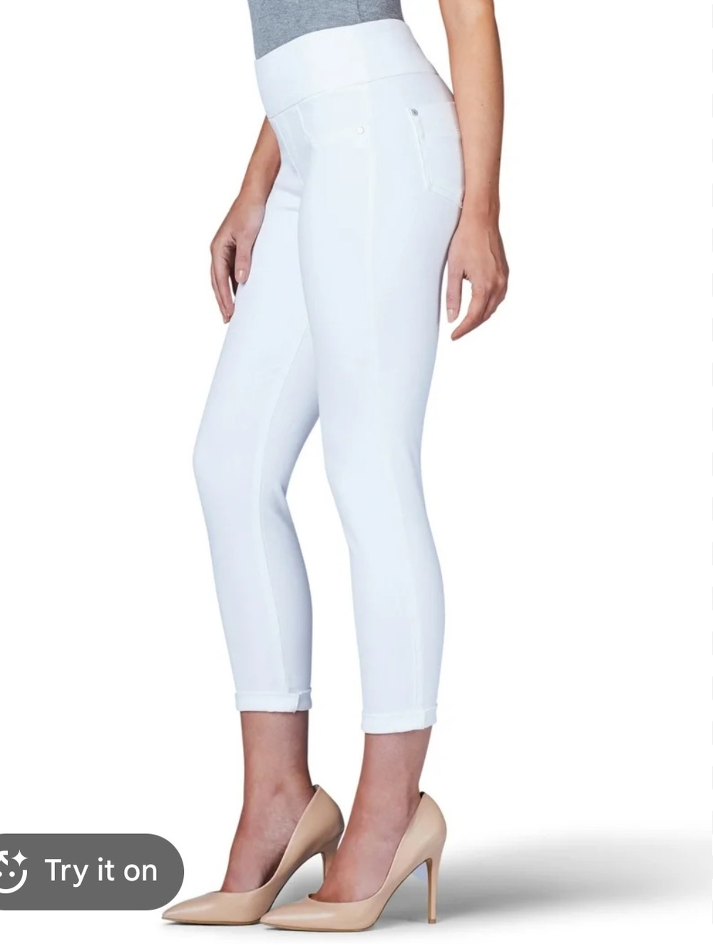 Rock & Republic RX Fever Pull OnWhite Denim Pants
